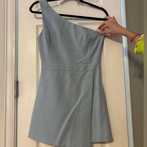 DO+BE One-Shoulder Light Blue Dress
